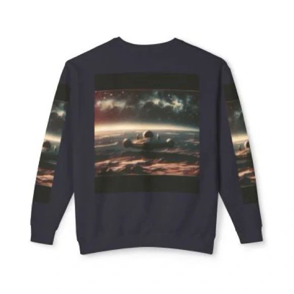 Spaceship-Unisex Sweatshirt Sweaters